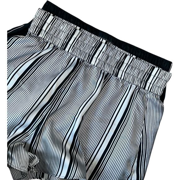 NWOT Victoria’s Secret Ruched-waist Stripe Satin Sleep Short  Lounge Shorts SM - Picture 5 of 6